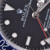 ROLEX Rolex GMT Master Red-Blue Bezel 16700 Men's SS Watch Automatic Winding Black Dial A Rank Used Ginzo