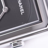 CHANEL シャネル ボーイフレンド ツイード調ブレス H4876 レディース SS 腕時計 クオーツ 黒文字盤 ABランク 中古 銀蔵