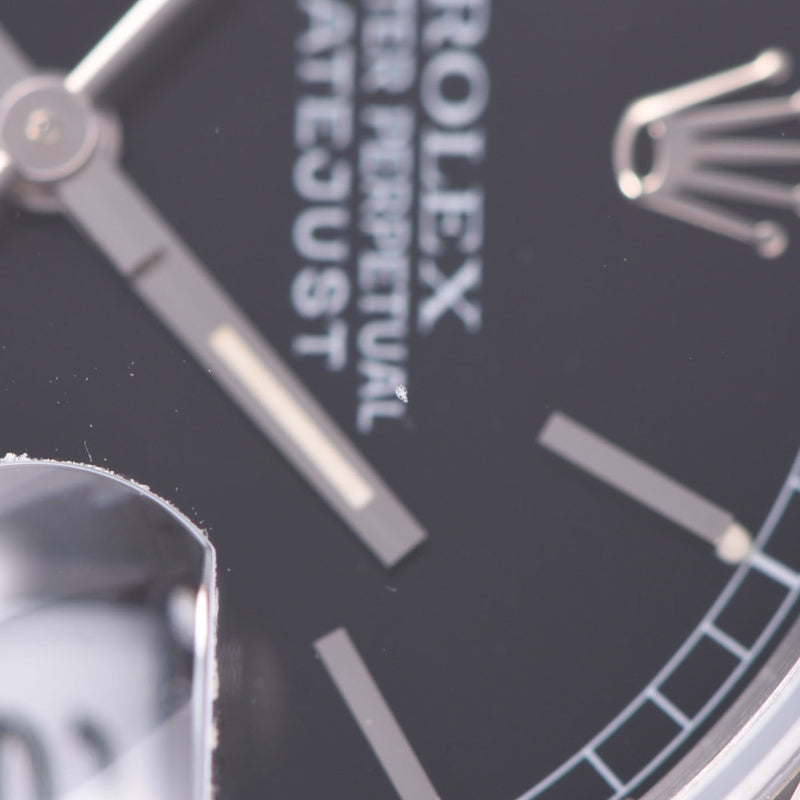 ROLEX ロレックス デイトジャスト 16234 ボーイズ WG/SS 腕時計 自動巻き 黒文字盤 Aランク 中古 銀蔵