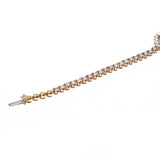 WALTHAM ウォルサム 263 93270.65 レディース YG ダイヤ 腕時計 クオーツ シャンパン文字盤 Aランク 中古 銀蔵