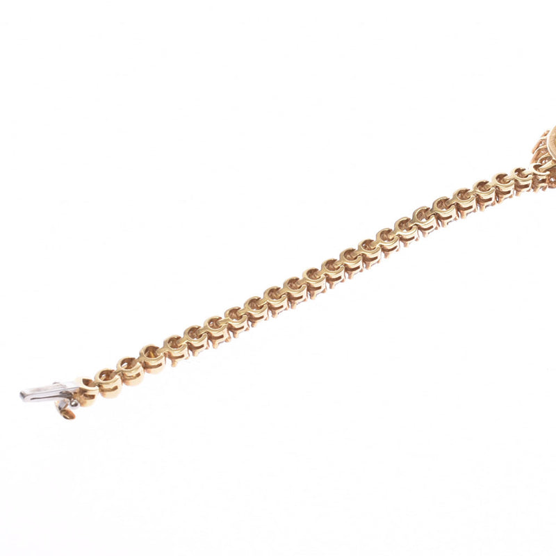 WALTHAM ウォルサム 263 93270.65 レディース YG ダイヤ 腕時計 クオーツ シャンパン文字盤 Aランク 中古 銀蔵