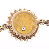 WALTHAM ウォルサム 263 93270.65 レディース YG ダイヤ 腕時計 クオーツ シャンパン文字盤 Aランク 中古 銀蔵