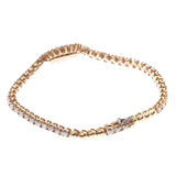 WALTHAM ウォルサム 263 93270.65 レディース YG ダイヤ 腕時計 クオーツ シャンパン文字盤 Aランク 中古 銀蔵