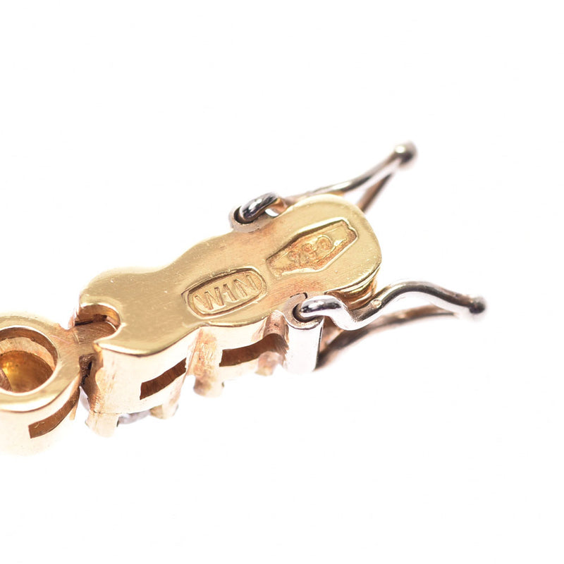 WALTHAM ウォルサム 263 93270.65 レディース YG ダイヤ 腕時計 クオーツ シャンパン文字盤 Aランク 中古 銀蔵