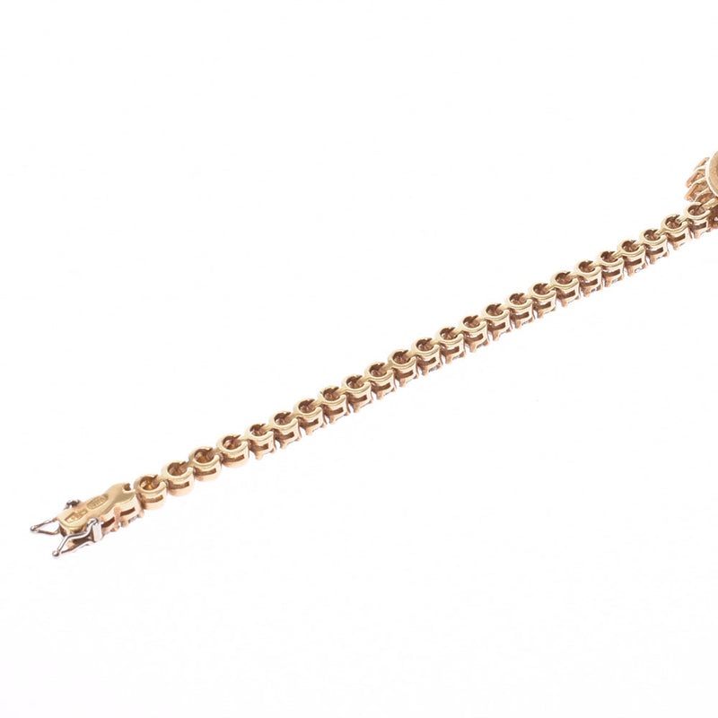 WALTHAM ウォルサム 263 93270.65 レディース YG ダイヤ 腕時計 クオーツ シャンパン文字盤 Aランク 中古 銀蔵