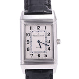 JAEGER-LECOULTRE Jaguar LeCoultre Levelso Classic 252.8.47 Boys SS/Leather Watch Quartz Silver Dial AB Rank Used Ginzo