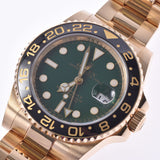 ROLEX ロレックス GMTマスター2 黒ベゼル 116718LN メンズ YG 腕時計 自動巻き グリーン文字盤 Aランク 中古 銀蔵