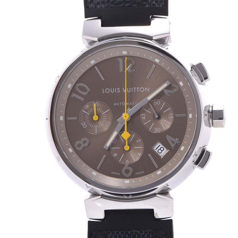 Louis Vuitton - Tambour Automatique Chronograph Brown Dial Leather