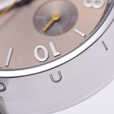 LOUIS VUITTON ルイヴィトン タンブール クロノ Q11220 メンズ SS/革 腕時計 自動巻き ライトブラウン系文字盤 ABランク 中古 銀蔵