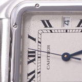 CARTIER カルティエ パンテール LM ボーイズ SS 腕時計 クオーツ 白文字盤 ABランク 中古 銀蔵