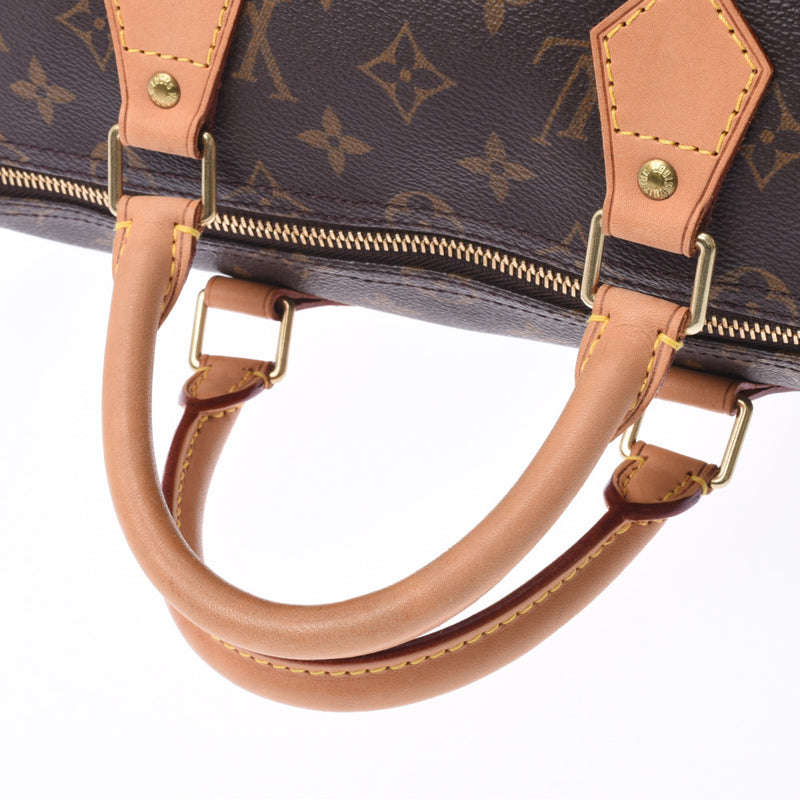 LOUIS VUITTON ルイヴィトン モノグラム スピーディ35 ブラウン M41524 ユニセックス ハンドバッグ ABランク 中古 銀蔵