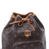 Louis Vuitton Monogram mon sly brown m51136 Unisex Monogram canvas Backpack