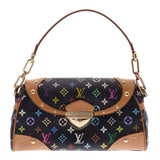 路易威登（Louis Vuitton）路易威登（Louis Vuitton）多色Beverly MM黑色M40204女士Monogram多色皮革手提包AB等级二手Ginzo