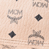 MCM MCM背包饰钉米色中性皮革背包日用背包A级二手Ginzo