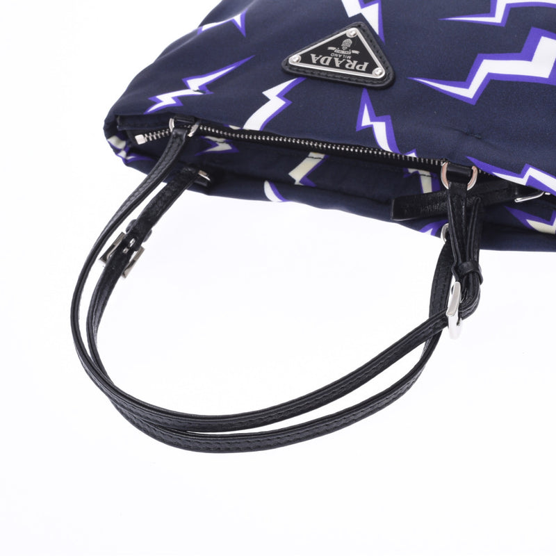 PRADA Prada 2WAY bag Universal Studio Corabo Blue 1 BA252 Unisex Nylon Sholder Bag A Rank A Rank Used Ginzō