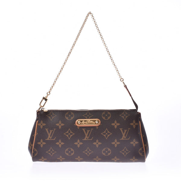 LOUIS VUITTON ルイヴィトン モノグラム エヴァ 2WAYバッグ ブラウン M95567 レディース モノグラムキャンバス ショルダーバッグ Aランク 中古 銀蔵