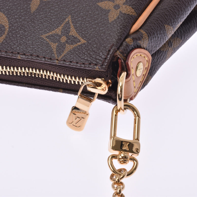 LOUIS VUITTON 路易威登单字伊娃 2WAY 包棕色 M95567 女士单色帆布肩包 A 级二手银藏