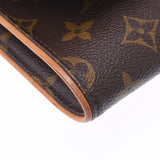 LOUIS VUITTON Louis Vuitton monogram pochette twin GM brown M51852 Lady's monogram canvas shoulder bag B rank used silver storehouse