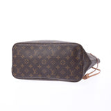 LOUIS VUITTON Louis Vuitton Monogram Neverfull MM Brown M40156 Unisex Monogram Canvas Leather Tote Bag AB Rank Used Ginzo