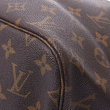 LOUIS VUITTON Louis Vuitton Monogram Neverfull MM Brown M40156 Unisex Monogram Canvas Leather Tote Bag AB Rank Used Ginzo