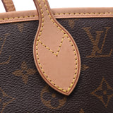 LOUIS VUITTON Louis Vuitton Monogram Neverfull MM Brown M40156 Unisex Monogram Canvas Leather Tote Bag AB Rank Used Ginzo