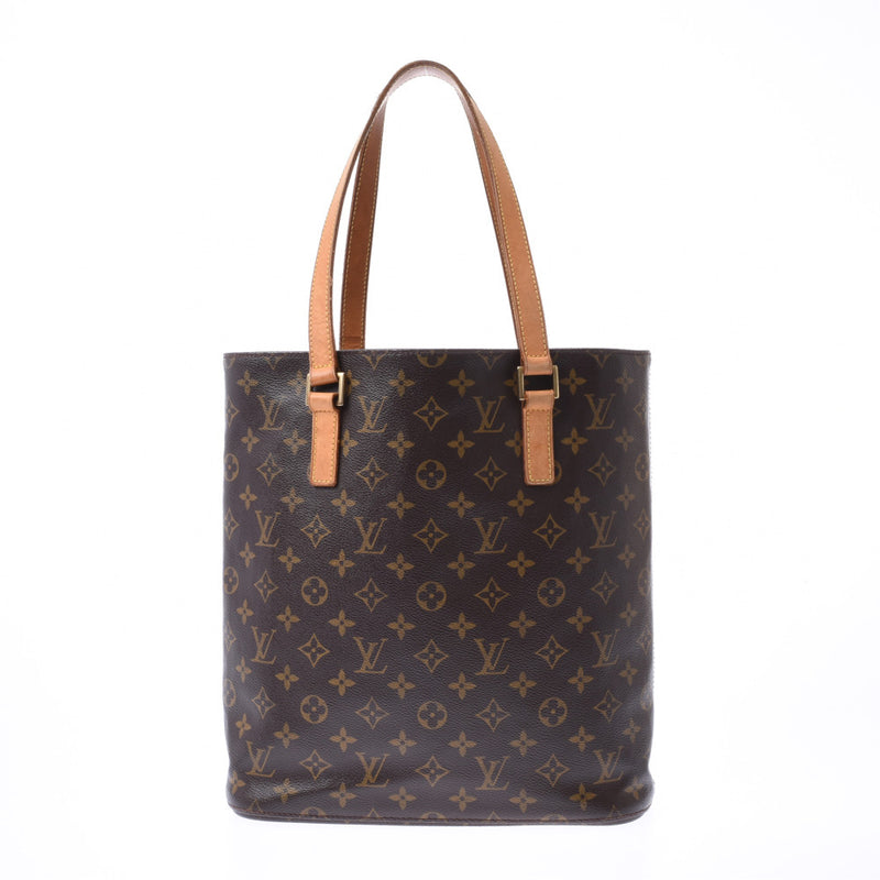 LOUIS VUITTON Louis Vuitton Monogram Vavan GM Brown M51170 Unisex Monogram Canvas Tote Bag B Rank Used Ginzo