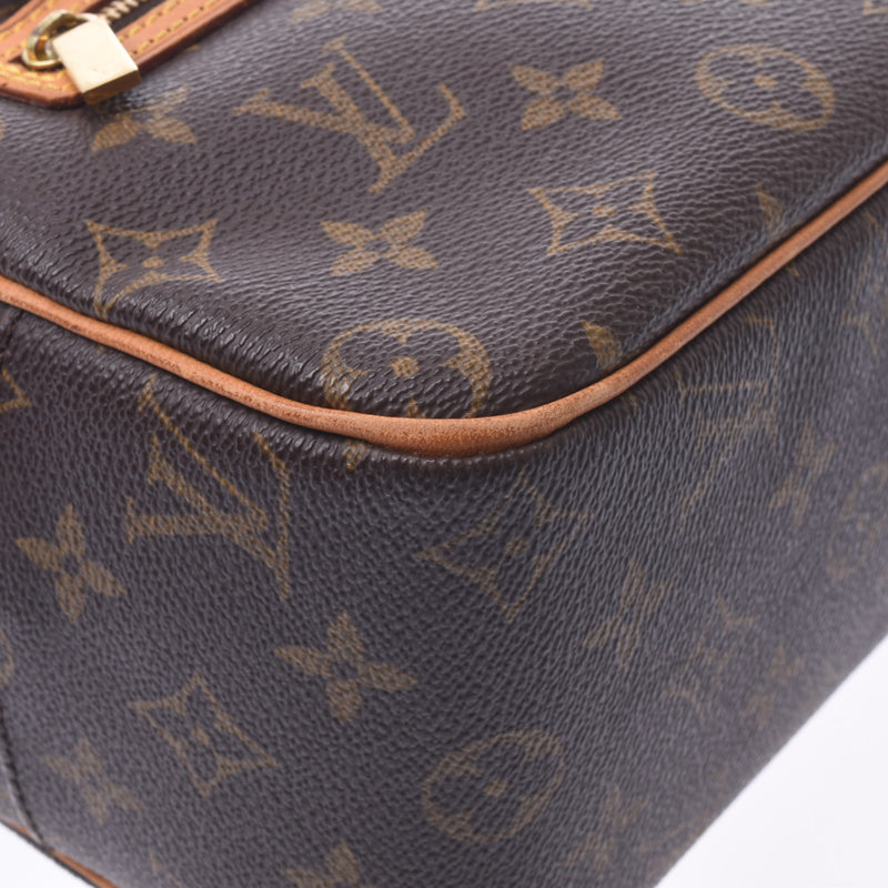 LOUIS VUITTON路易威登Monogram Cite MM棕色M51182女士Monogram帆布手袋B等级二手Ginzo