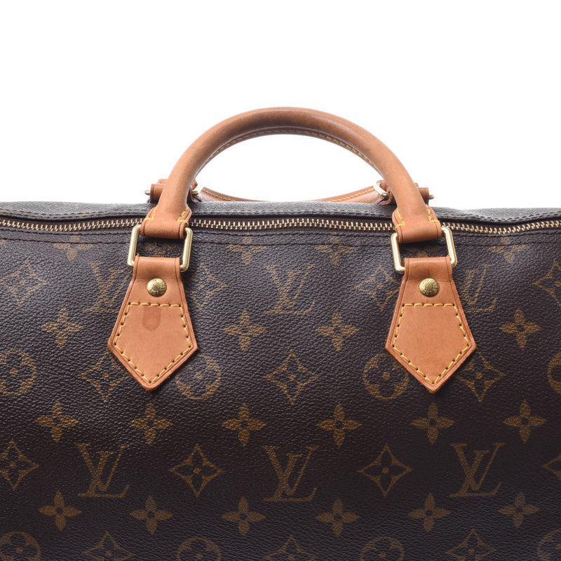 LOUIS VUITTON路易威登Monogram Speedy 40棕色M41522中性Monogram帆布手提包B等级二手Ginzo