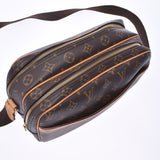 LOUIS VUITTON ルイヴィトン モノグラム リポーターPM ブラウン M45254 ユニセックス モノグラムキャンバス レザー ショルダーバッグ Bランク 中古 銀蔵