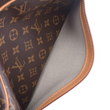 LOUIS VUITTON ルイヴィトン モノグラム リポーターPM ブラウン M45254 ユニセックス モノグラムキャンバス レザー ショルダーバッグ Bランク 中古 銀蔵