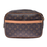 LOUIS VUITTON ルイヴィトン モノグラム リポーターPM ブラウン M45254 ユニセックス モノグラムキャンバス レザー ショルダーバッグ Bランク 中古 銀蔵