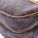 LOUIS VUITTON ルイヴィトン モノグラム リポーターPM ブラウン M45254 ユニセックス モノグラムキャンバス レザー ショルダーバッグ Bランク 中古 銀蔵