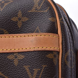 LOUIS VUITTON ルイヴィトン モノグラム リポーターPM ブラウン M45254 ユニセックス モノグラムキャンバス レザー ショルダーバッグ Bランク 中古 銀蔵