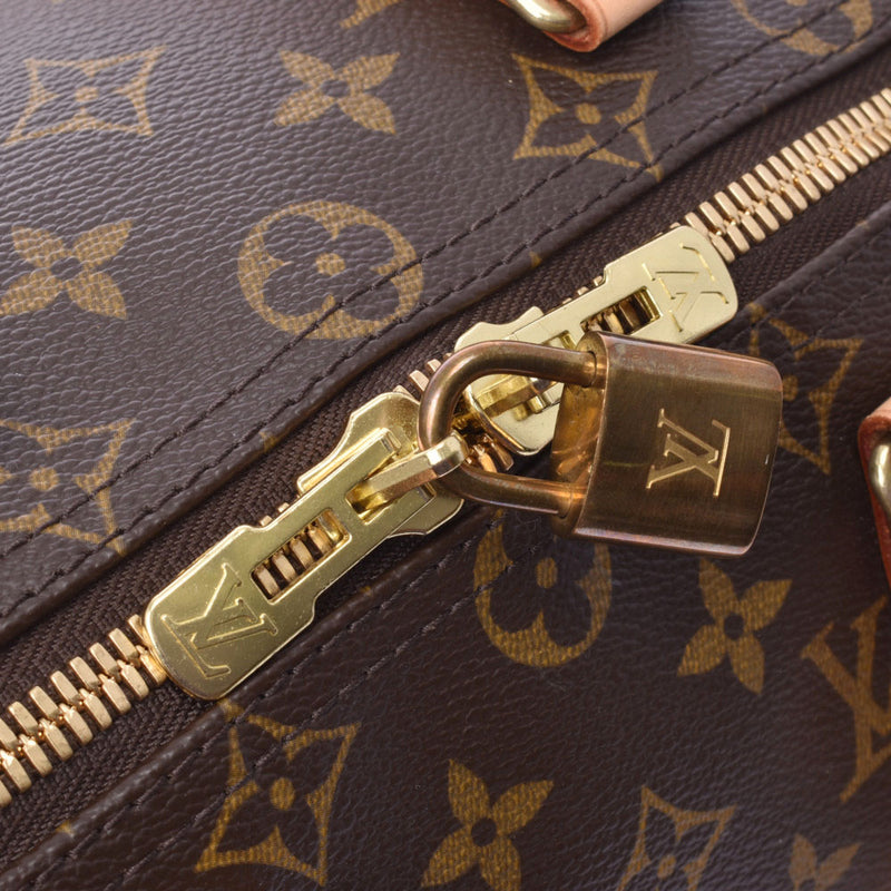 LOUIS VUITTON Louis Vuitton monogram keychain 45 Brown M41428 unisex Boston Bag a-rank used silver