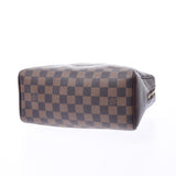 LOUIS VUITTON Louis Vuitton Damier Brera Brown N51150 Ladies Damier Canvas Leather Handbag A Rank Used Ginzo