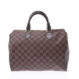 LOUIS VUITTON, Louis Vuitton Damier Speedy 30 USA made by Brown N41531 Ladies Damie Canvas handbag A Rank used silver warehouse