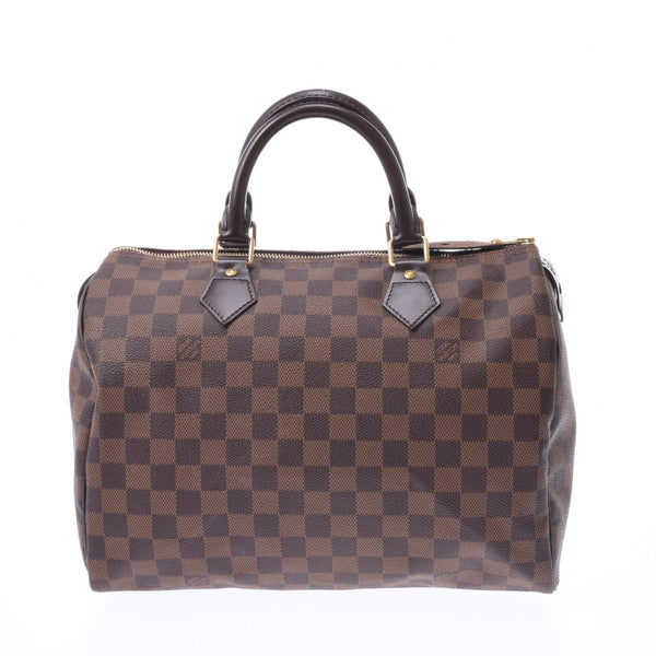 LOUIS VUITTON ルイヴィトン ダミエ スピーディ30 USA製 ブラウン N41531 レディース ダミエキャンバス ハンドバッグ Aランク 中古 銀蔵