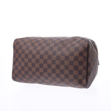 LOUIS VUITTON, Louis Vuitton Damier Speedy 30 USA made by Brown N41531 Ladies Damie Canvas handbag A Rank used silver warehouse