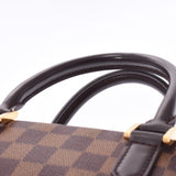 LOUIS VUITTON ルイヴィトン ダミエ ブレラ ブラウン N51150 レディース ダミエキャンバス レザー ハンドバッグ Bランク 中古 銀蔵