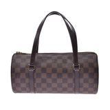 LOUIS VUITTON ルイヴィトンダミエパピヨン PM brown N51304 lady Mie Suda canvas leather handbag AB rank used silver storehouse