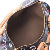 LOUIS VUITTON ルイヴィトン マルチカラー スピーディ30 黒 M92642 レディース モノグラムマルチカラー ハンドバッグ Bランク 中古 銀蔵