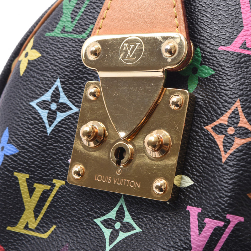 LOUIS VUITTON ルイヴィトン マルチカラー スピーディ30 黒 M92642 レディース モノグラムマルチカラー ハンドバッグ Bランク 中古 銀蔵