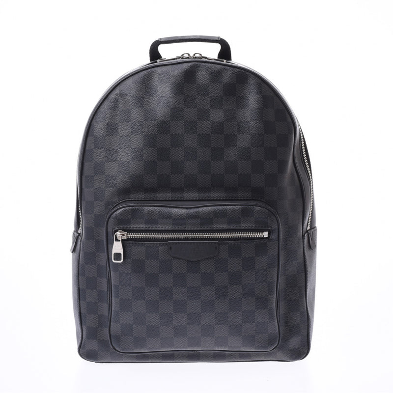 LOUIS VUITTON ルイヴィトン ダミエ グラフィット ジョッシュ 黒/グレー N41473 メンズ ダミエグラフィットキャンバス リュック・デイパック ABランク 中古 銀蔵