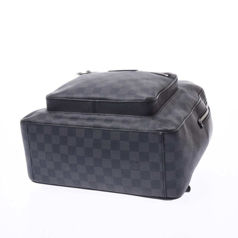 LOUIS VUITTON ルイヴィトン ダミエ グラフィット ジョッシュ 黒/グレー N41473 メンズ ダミエグラフィットキャンバス リュック・デイパック ABランク 中古 銀蔵