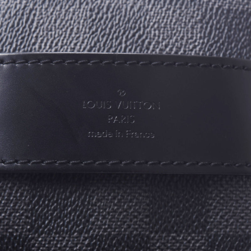 LOUIS VUITTON ルイヴィトンダミエグラフィットトワレポーチ black / gray N47625 メンズダミエグラフィットキャンバスポーチ A rank used silver storehouse