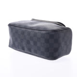 LOUIS VUITTON ルイヴィトンダミエグラフィットトワレポーチ black / gray N47625 メンズダミエグラフィットキャンバスポーチ A rank used silver storehouse