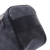 LOUIS VUITTON ルイヴィトンダミエグラフィットトワレポーチ black / gray N47625 メンズダミエグラフィットキャンバスポーチ A rank used silver storehouse