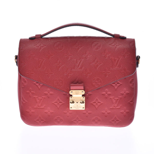 LOUIS VUITTON Louis Vuitton Monogram Anplant Pochette Metis MM 2WAY Bag Threes M41488 Ladies Leather Handbag AB Rank Used Ginzo