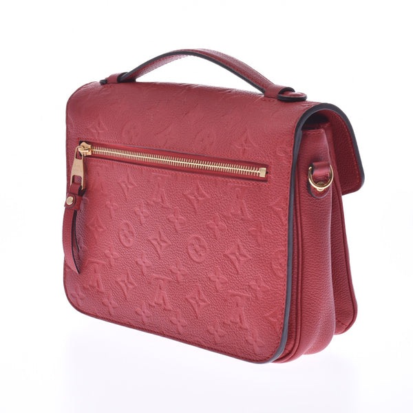 LOUIS VUITTON Louis Vuitton Monogram Anplant Pochette Metis MM 2WAY Bag Threes M41488 Ladies Leather Handbag AB Rank Used Ginzo