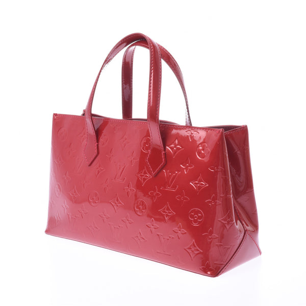 LOUIS VUITTON ルイヴィトン ヴェルニ ウィルシャーPM ポムダムール M93642 レディース ハンドバッグ ABランク 中古 銀蔵